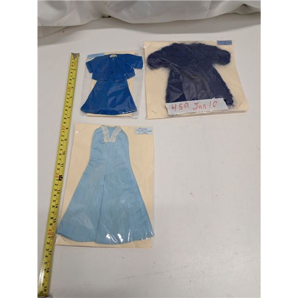 barbie doll 3 dresses
