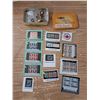 Image 1 : welchs tin, watches, and stamps