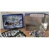 Image 2 : tin container + sport cards