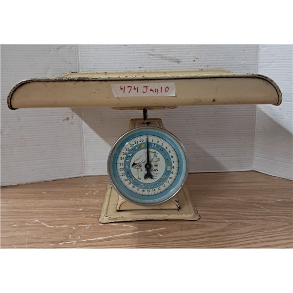 metal vintage weigh skill (works)