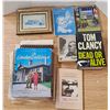Image 1 : picture frames and books