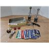 Image 1 : stamps, multi cuttlery, sport cards, jewlery + watch