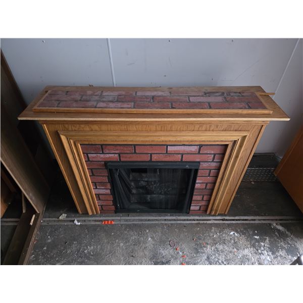 Fire place- 54" by 15" by 40"H- untested