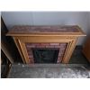 Image 1 : Fire place- 54" by 15" by 40"H- untested