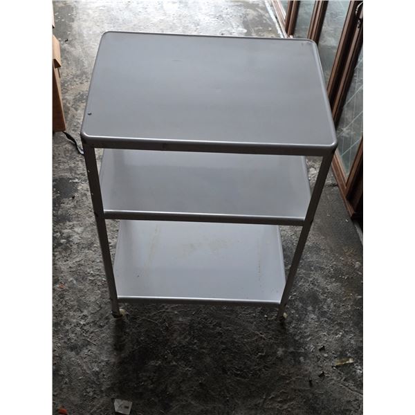 Metal cart- 20" by 15" by 30"H