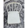 Image 2 : White wooden chair- 30"H
