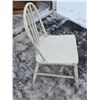 Image 3 : White wooden chair- 30"H