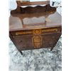 Image 2 : Antique dresser and mirror- 32" by 18" by 70"H