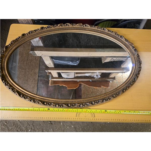 Oval mirror- 32"L
