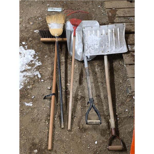 Shovels and brooms