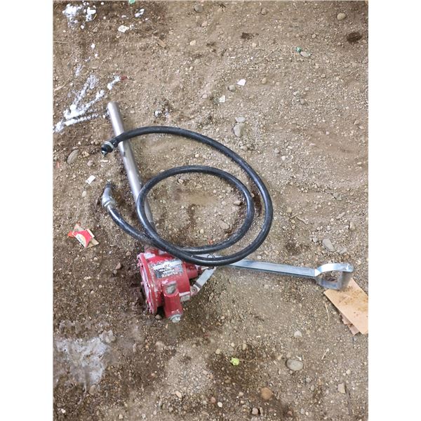 Fuel pump with line