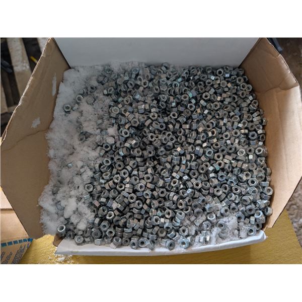 Box full of 1/4" Nuts