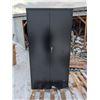 Image 1 : Black Storage Cabinet (18"x36"x72")