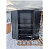 Image 2 : Black Storage Cabinet (18"x36"x72")