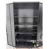 Image 3 : Black Storage Cabinet (18"x36"x72")