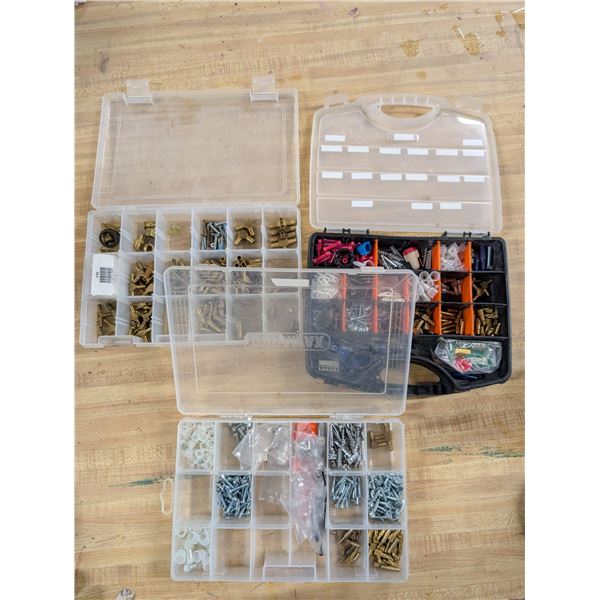 (3) Carry Boxes w/ Misc. Tools Parts/Hardware