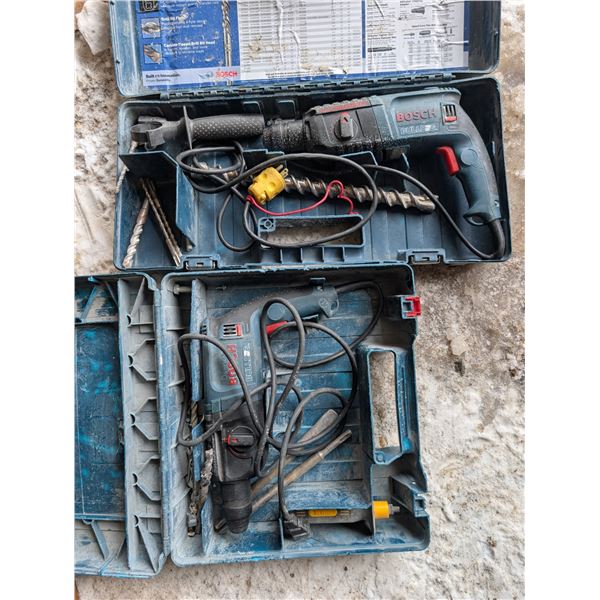 BOSCH Roto-Hammer 0611 w/ case and Parts (both Not Tested)