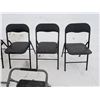Image 4 : (5) Fold Out metal Chairs w/ Toll Fold out Step Stools Metal