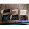 Image 1 : Boxes of Power fasteners Mush Head Spikes and Toggle Bolts w/ Combination Heads