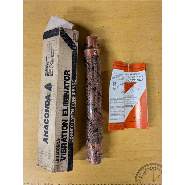 Anaconda Copper Vibration Eliminators Pipe w/ Original Box