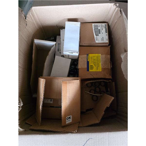 Box of electrical componants and parts