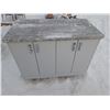 Image 1 : Island Style Table/Counter w/ Storage (55"x30"x36")