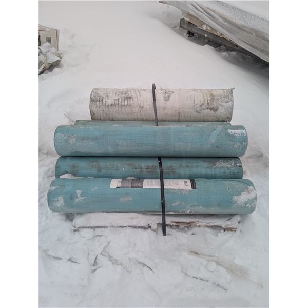 Pallet of Rolls of Roofliner (Measurements Shown On Images)