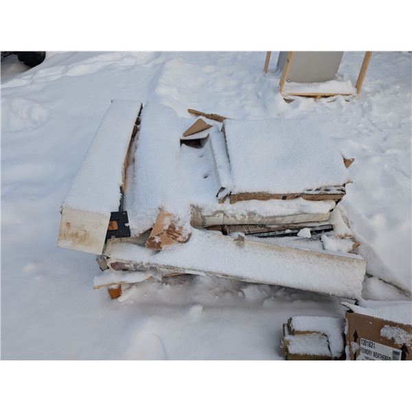 lot of Post Sleeve Surface Mounts, and etc. House Installation items