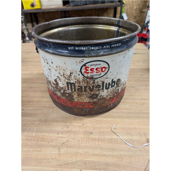 Vintage ESSO Marvelube Bucket