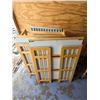 Image 1 : 3 collapsible shelves- some damage- 34"H