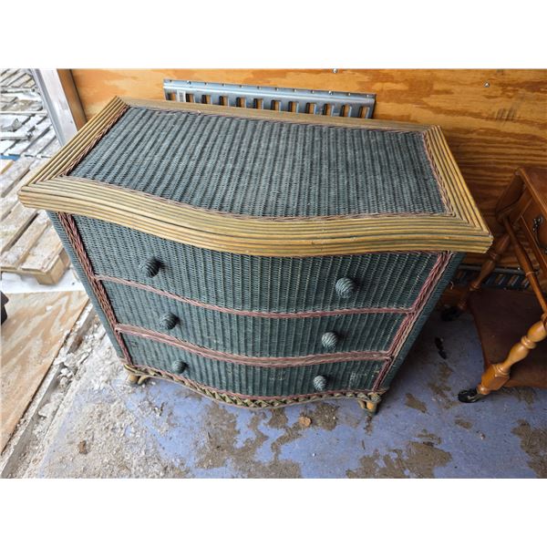 Wicker dresser- 36" by 26" by 32"H