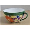 Image 7 : Hand Painted Meito Tea Set, (2) Vintage M.E.W. Red & Gold 24K.T.G.P Saucers