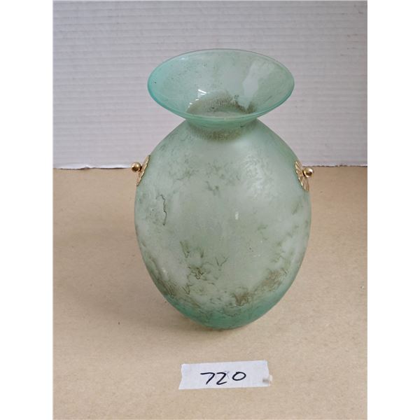 8” Arte Murano Vase.  Made in Italy
