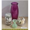 Image 1 : Lot of Assorted items inc. (2) Vases, Seashells, Etc.