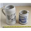 Image 1 : (2) German Stoneware Beer/Ale Steins