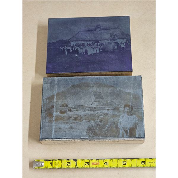 Vintage Wooden Printing Blocks