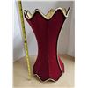 Image 1 : Vintage Red Velvet Lamp Shade