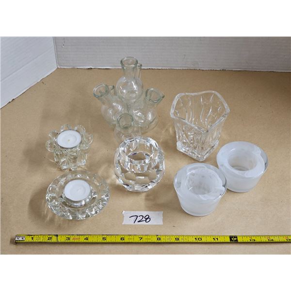 Unique Vase, Candle Holders, etc.