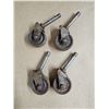Image 3 : (4) Furniture Castors, (6) Cabinet Pulls