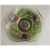 Image 2 : Antique/Vintage Goofus Glass Bowl, Solid Brass Ashtray