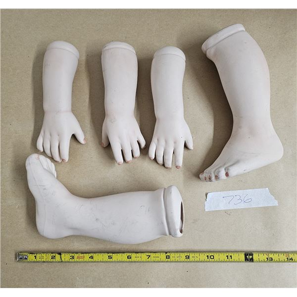 Porcelain Doll Pieces