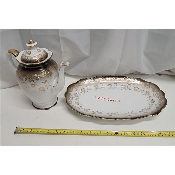 bavariae berthal kettle + plate set