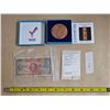 Image 1 : 1994 Commonwealth Games Commemorative Medal, Malta Shilling, Stamps (Guatemala)