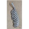 Image 4 : Black Enamel & Rhinestone Set, Rhinestone Feather Brooch