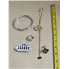 Image 1 : Gucci rocket style chain and Art Deco Brooch