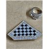 Image 2 : Gucci rocket style chain and Art Deco Brooch