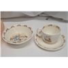 Image 2 : bunnykins 1988 tea set + 2 piece serving dish