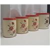 Image 4 : 4 piece tin canasters