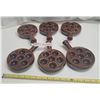 Image 1 : 6 ceramic escargot cooking and serving holders
