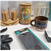 Image 3 : misc cups, hair accessories, CD, phone case